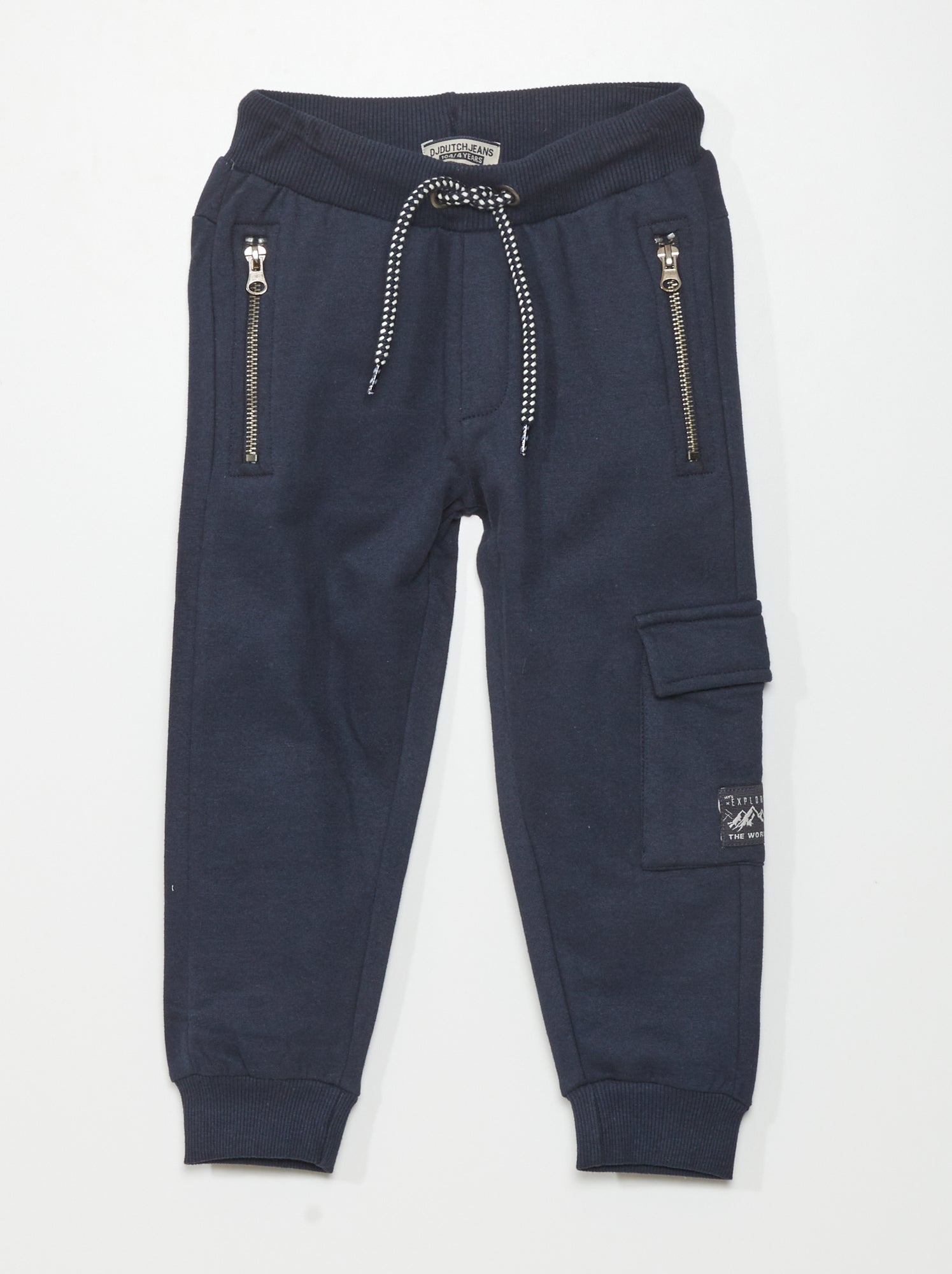 Pantalon Jogging Fille Next – Bleu, 9 Ans, Coton Doux, Idéal école Et Jeu