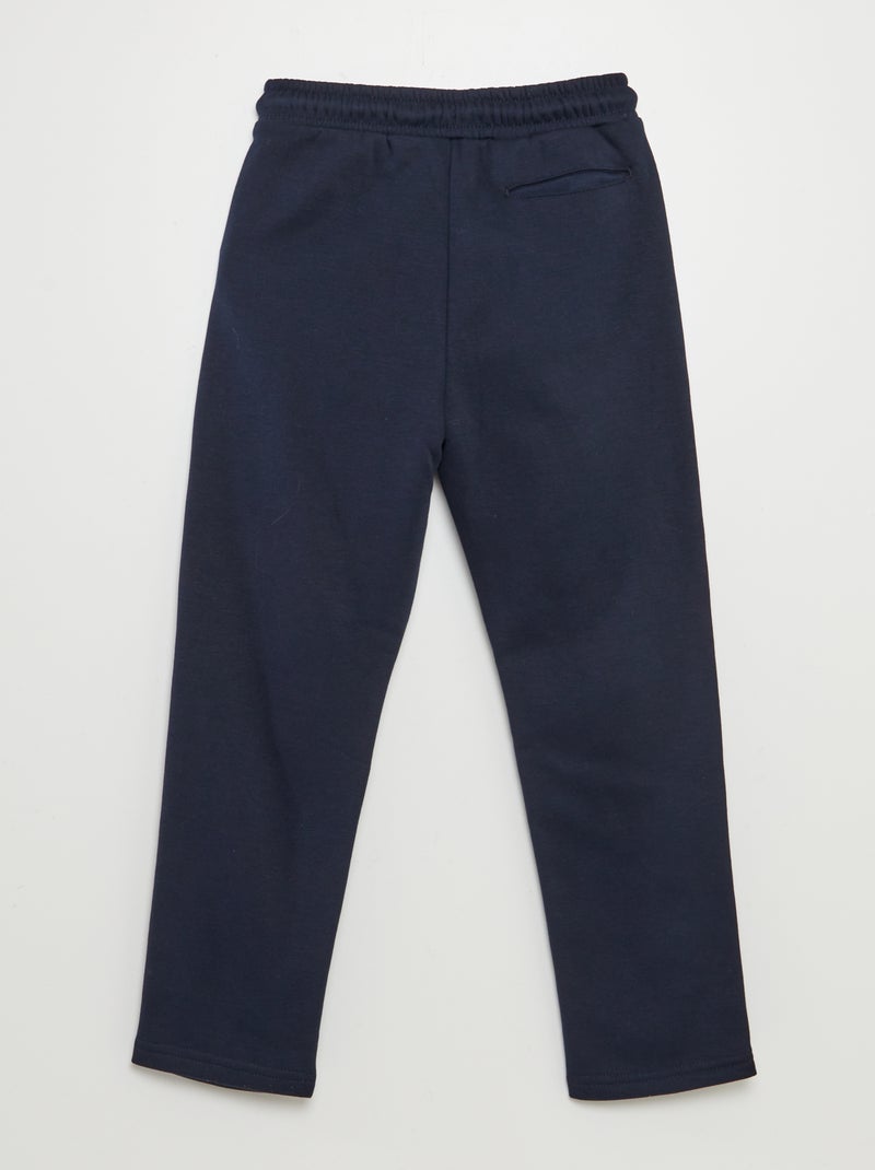 Pantalon jogging bleu marine - Kiabi