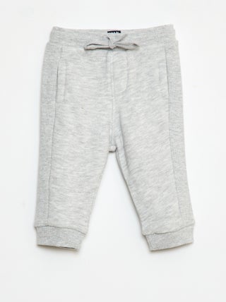 Pantalon jogging chiné en french terry