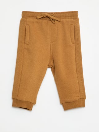 Pantalon jogging chiné en french terry