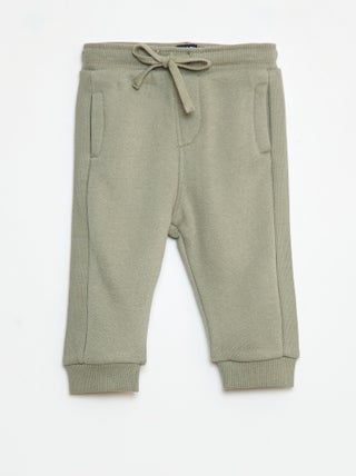 Pantalon jogging chiné en french terry