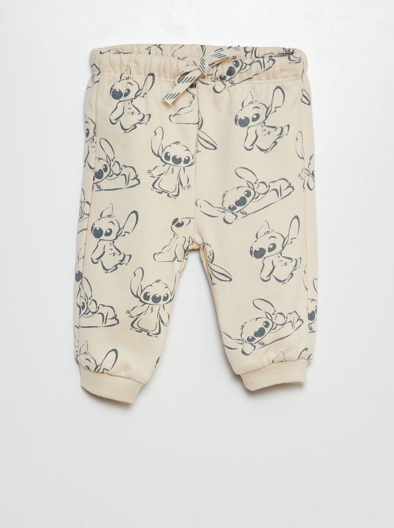 Pantalon jogging 'Disney Friends' Beige - Kiabi