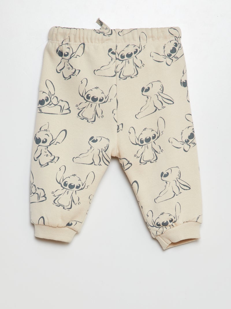 Pantalon jogging 'Disney Friends' Beige - Kiabi