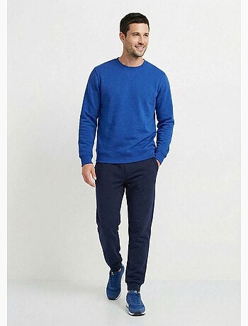 Pantalon jogging élastiqué molleton - Afibel