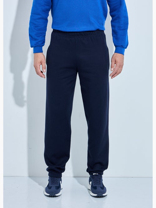 Pantalon jogging élastiqué molleton - Afibel - Kiabi