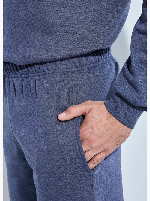 Pantalon jogging élastiqué molleton - Afibel - Kiabi