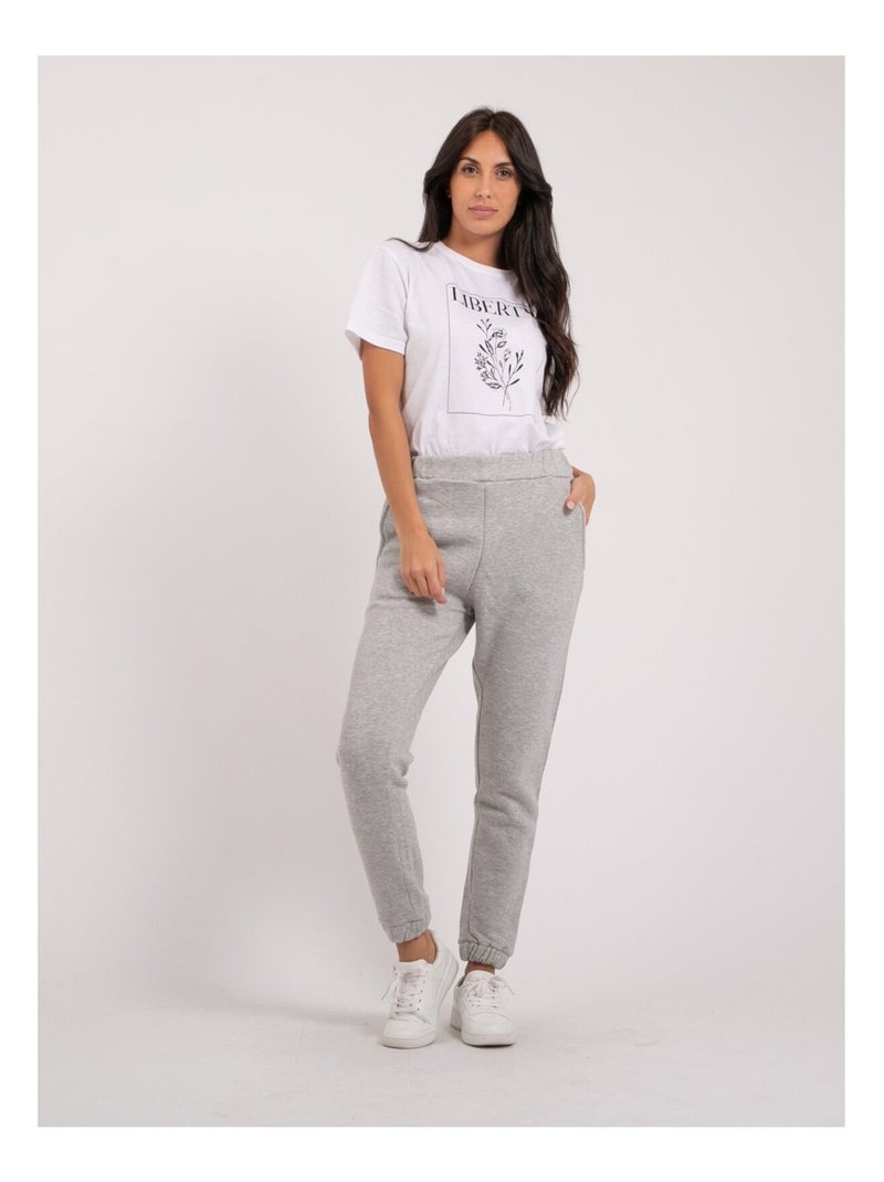 Pantalon jogging ELTON Gris - Kiabi
