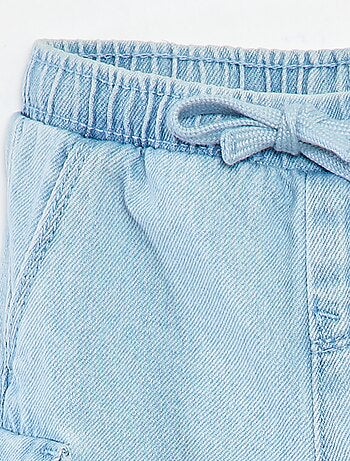 Pantalon jogging en denim avec poches