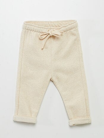 Pantalon jogging en french terry