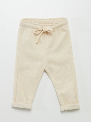 Pantalon jogging en french terry