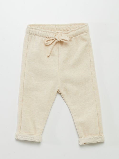 Pantalon jogging en french terry - Kiabi