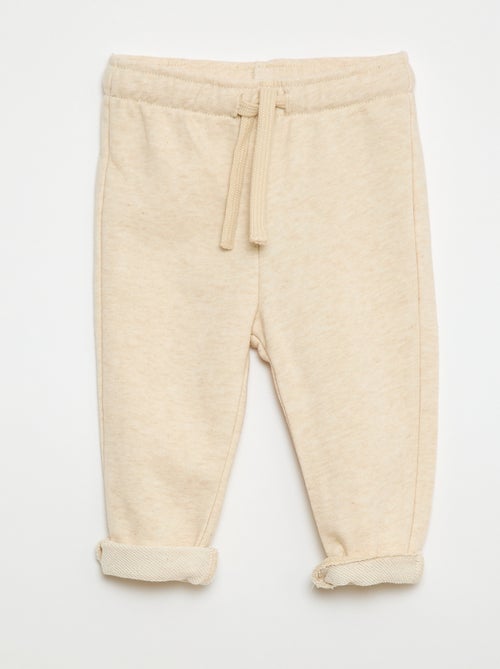 Pantalon jogging en french terry - Kiabi