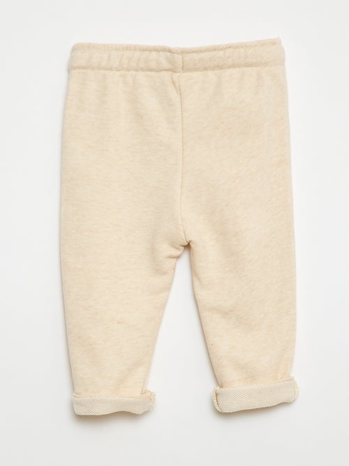 Pantalon jogging en french terry - Kiabi