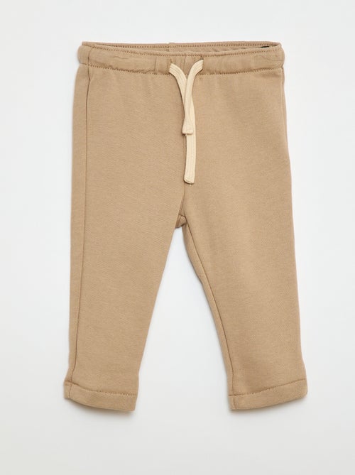Pantalon jogging en french terry - Kiabi