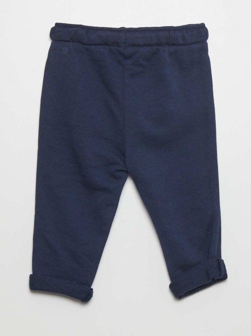 Pantalon jogging en french terry - Kiabi