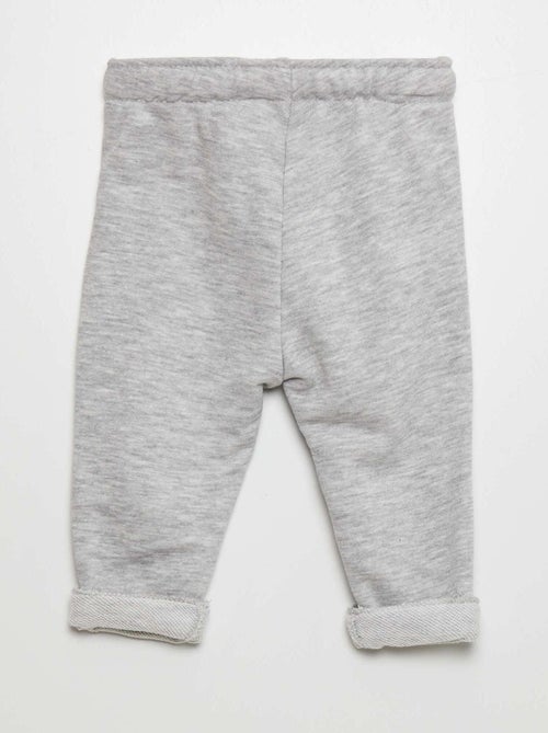 Pantalon jogging en french terry - Kiabi