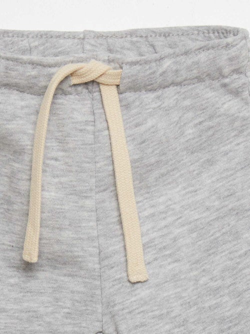 Pantalon jogging en french terry - Kiabi