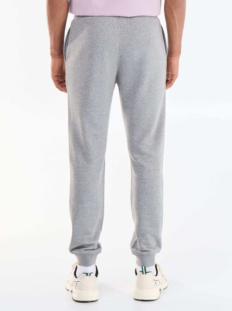 Pantalon jogging en French Terry Gris - Kiabi