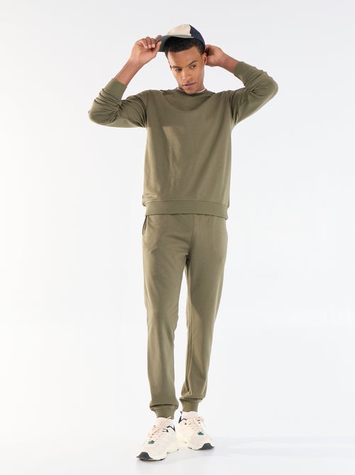 Pantalon jogging en French Terry - Kiabi