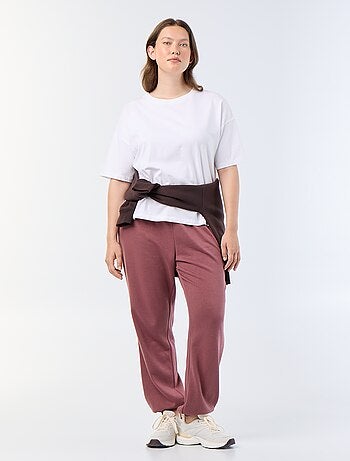 Pantalon jogging en french terry