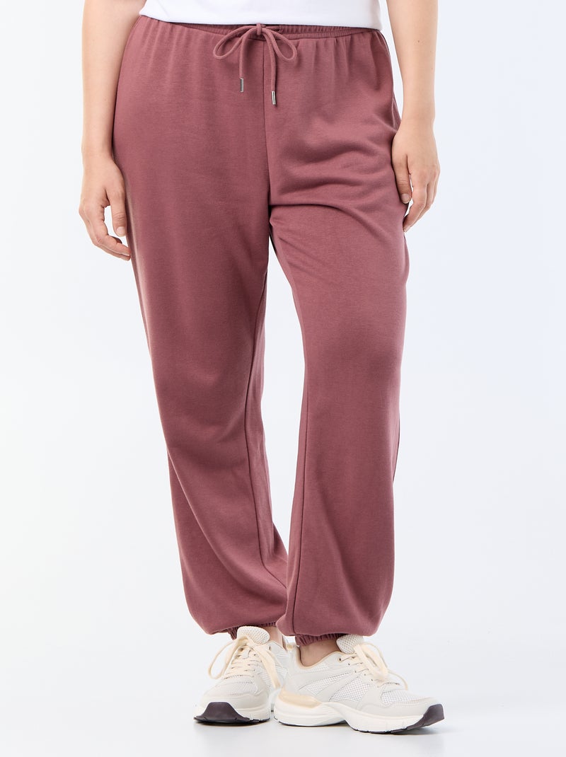 Pantalon jogging en french terry Rose - Kiabi