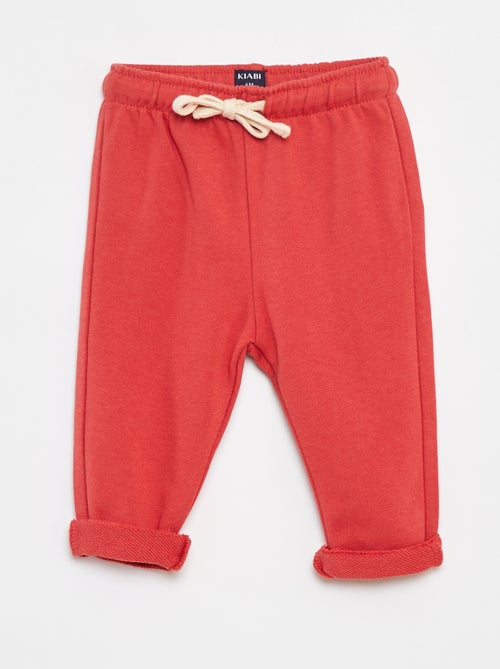 Pantalon jogging en french terry - Kiabi