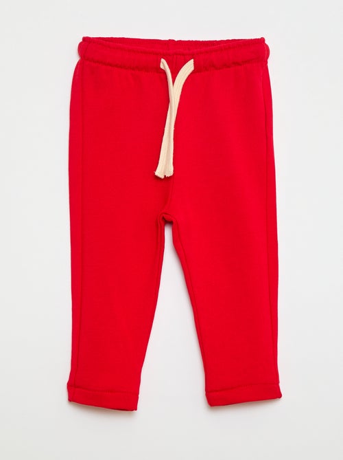 Pantalon jogging en french terry - Kiabi
