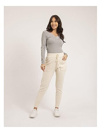 Pantalon jogging en maille ELSA