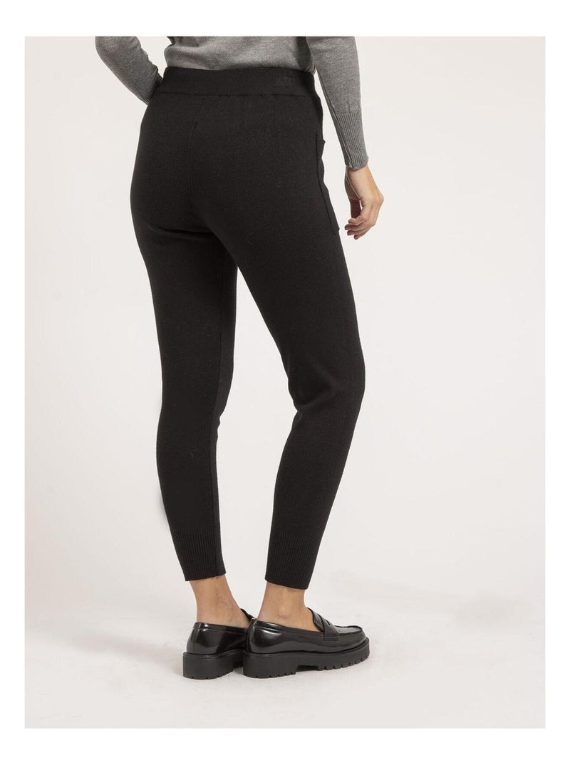 Pantalon jogging en maille ELSA Noir - Kiabi