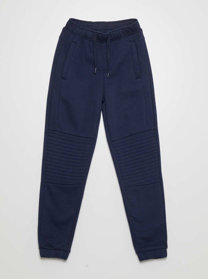 Pantalon jogging en molleton - Coupe + ajustée Noir - Kiabi