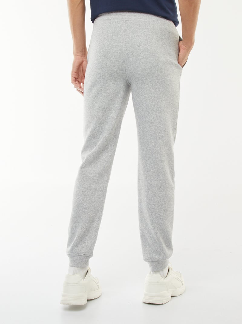 Pantalon jogging en molleton chaud Gris - Kiabi