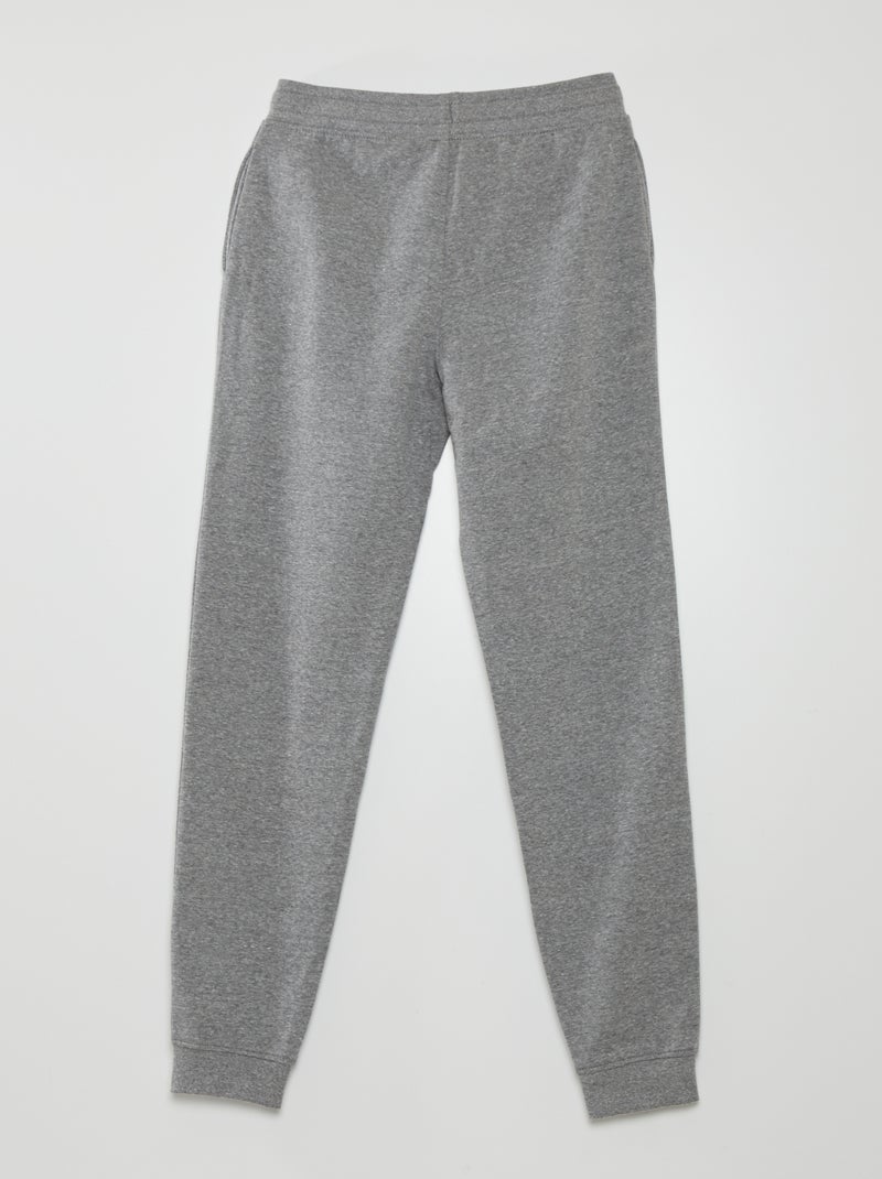 Pantalon jogging en molleton Gris foncé - Kiabi