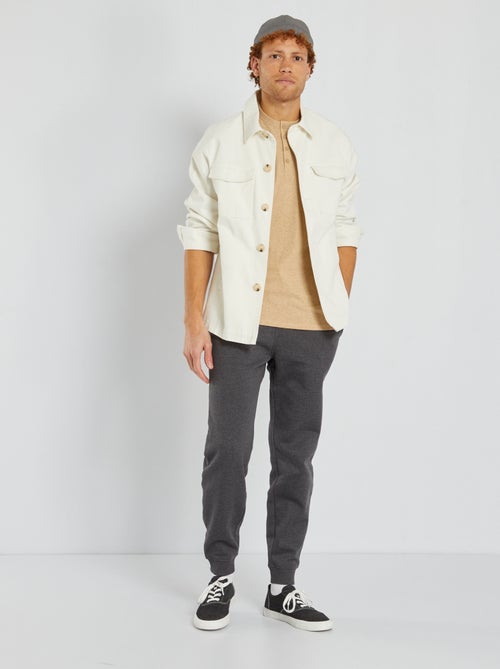 Pantalon jogging en molleton - Kiabi