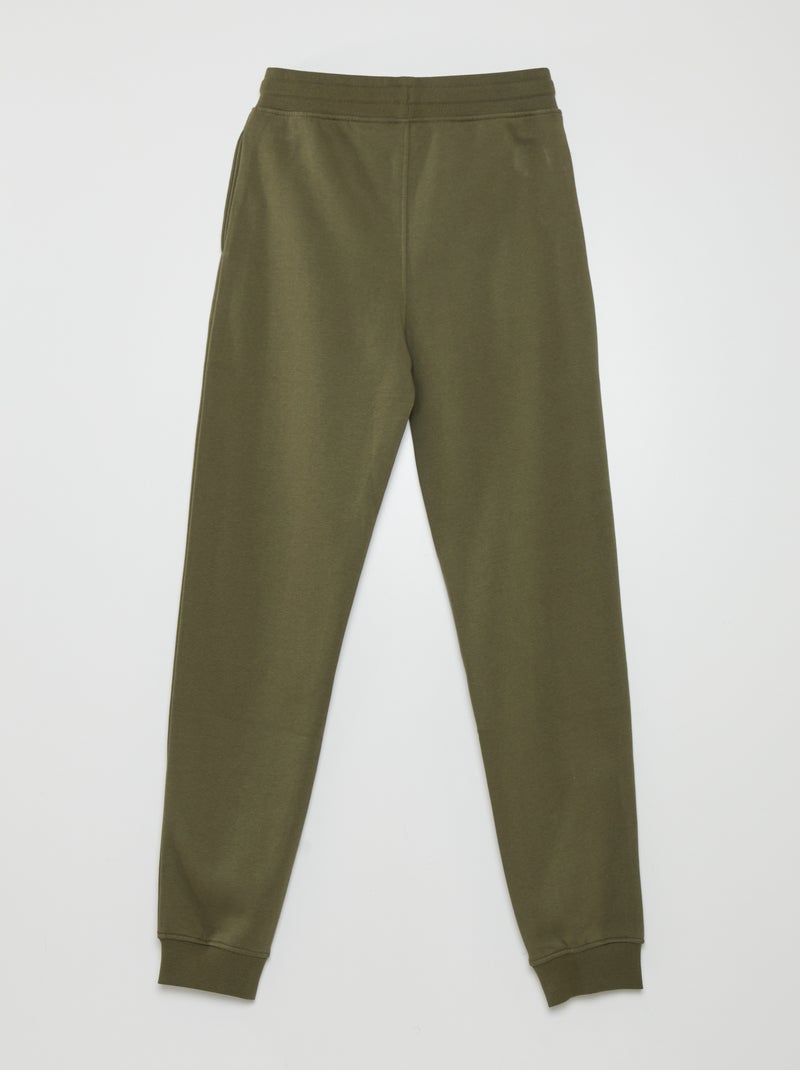 Pantalon jogging en molleton Kaki - Kiabi