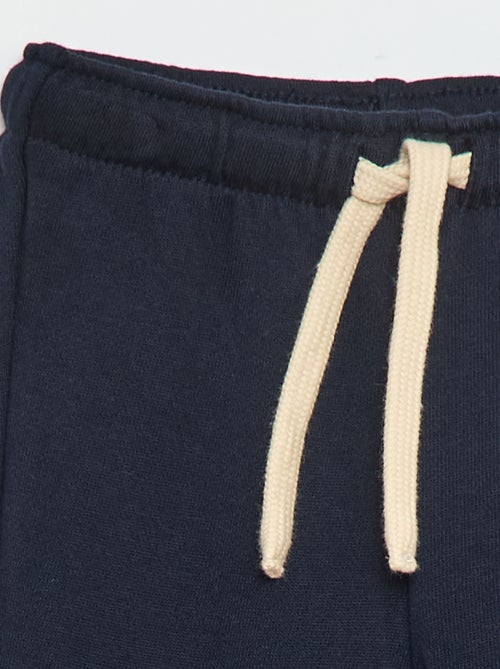 Pantalon jogging en molleton non gratté - Kiabi