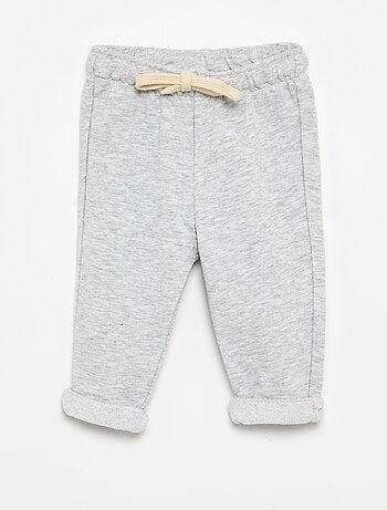 Pantalon jogging en molleton non gratté