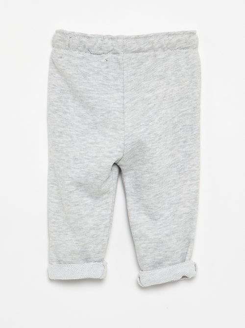 Pantalon jogging en molleton non gratté - Kiabi Pantalon jogging en molleton non gratté - Kiabi