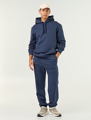 Pantalon jogging en molleton uni