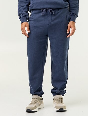 Pantalon jogging en molleton uni