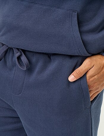 Pantalon jogging en molleton uni