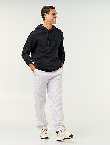 Pantalon jogging en molleton uni