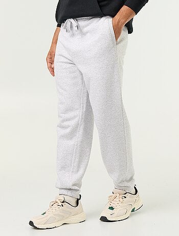 Pantalon jogging en molleton uni