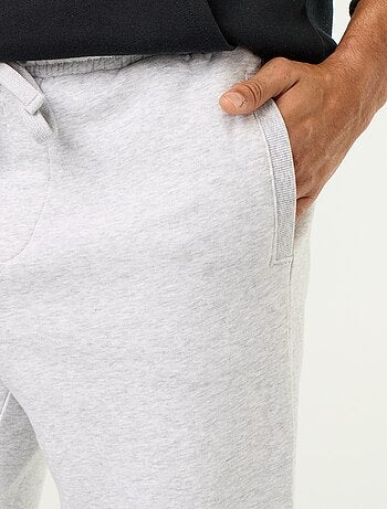 Pantalon jogging en molleton uni