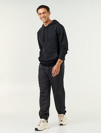 Pantalon jogging en molleton uni