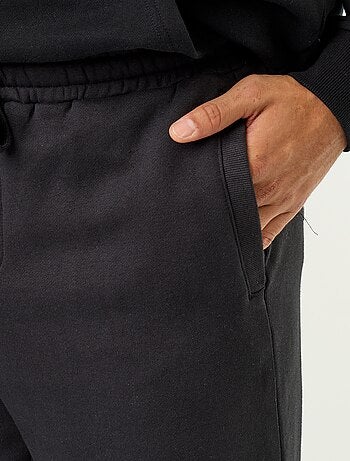 Pantalon jogging en molleton uni