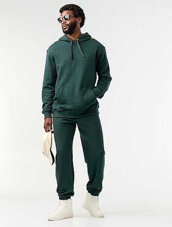 Pantalon jogging en molleton uni
