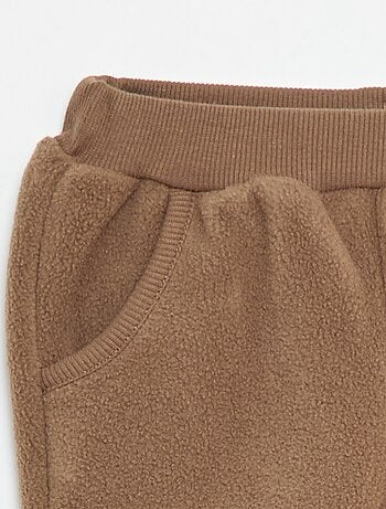 Pantalon jogging en polaire