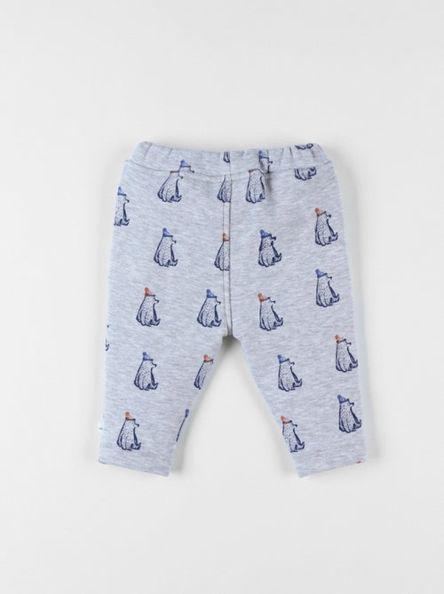 Pantalon jogging en Sweatoloudoux®, ours Noukie's - Kiabi