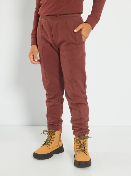 Pantalon jogging en twill - Kiabi