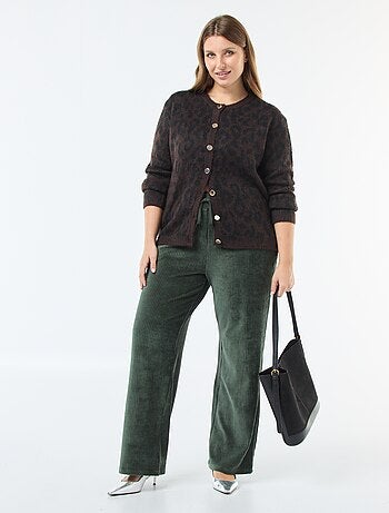 Pantalon jogging en velours côtelé